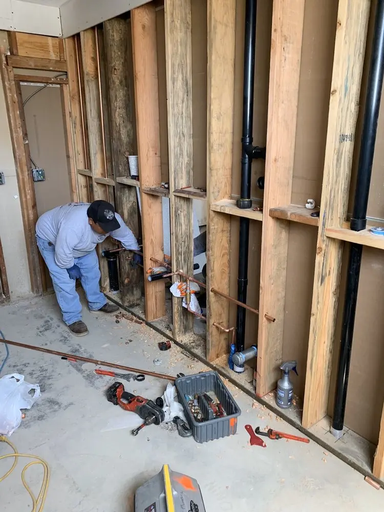 Commercial rough-in plumbing for Gas Line Repair in McMoran Park
